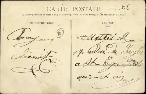 Ak Trouan le Grand Aube, La Rue du Moulin