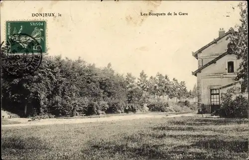 Ak Donjeux Haute Marne, Les Bosquets de la Gare