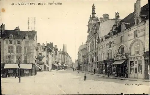 Ak Chaumont Haute Marne, Rue de Buxereuilles