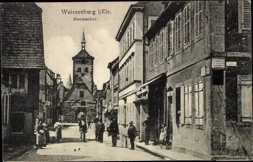 Ak Wissembourg Weissenburg Alsace Bas Rhin, Banacker