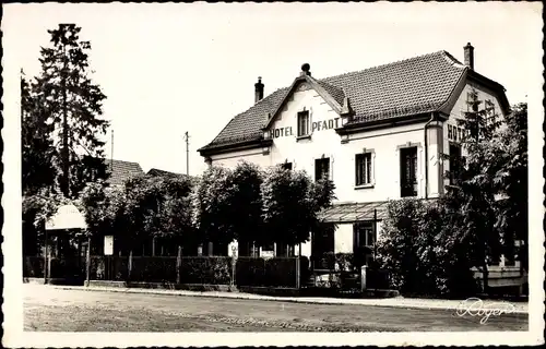 Ak Wesserling Elsass Haut Rhin, Hotel Restaurant Pfadt