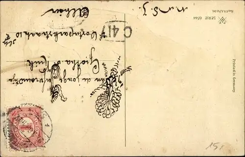 Präge Ak Lachender Mann