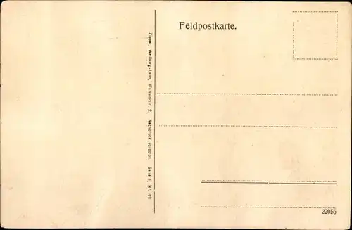 Ak Pelikan Langemark Poelkapelle Westflandern, Friedhof