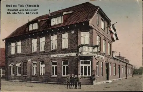 Ak York Jork im Alten Land, Restaurant Zum Schützenhof