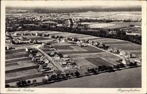 Ak Zehdenick in Brandenburg, Siedlung, Fliegeraufnahme