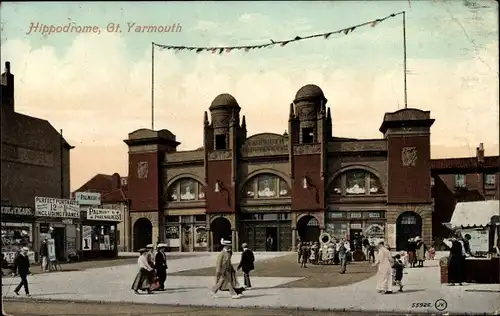 Ak Great Yarmouth Norfolk England, Hippodrome