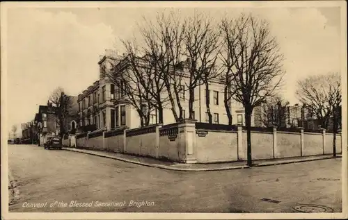 Ak Brighton East Sussex England, Kloster des Allerheiligsten Sakraments