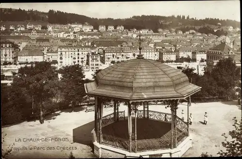 Ak La Chaux de Fonds Kanton Neuenburg, depuis le Parc des Cretets