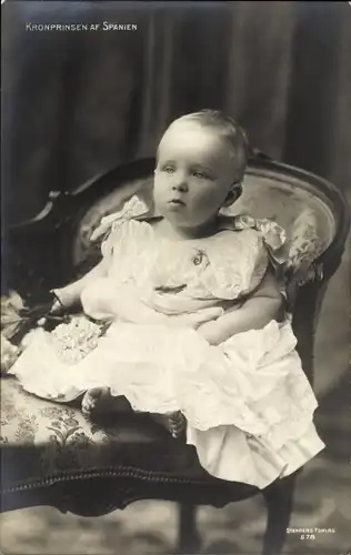 Ak Kronprinz von Spanien, Kinderportrait