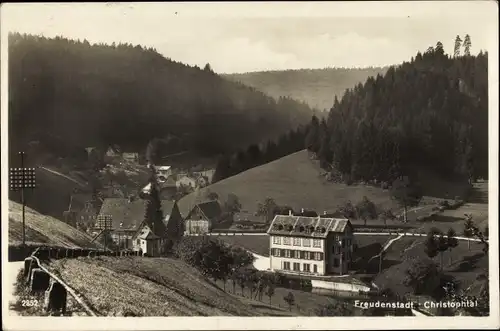 Ak Freudenstadt im Schwarzwald, Christophtal