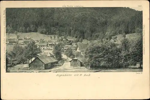 Ak Bayerisch Eisenstein in Niederbayern, Regenhütte