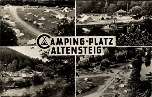 Ak Altensteig im Schwarzwald Württemberg, Zeltplatz