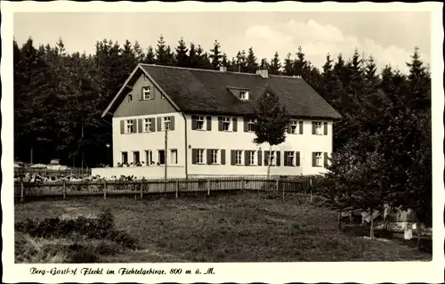 Ak Fleckl im Fichtelgebirge Warmensteinach Oberfranken, Berg Gasthof