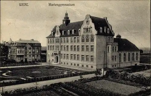 Ak Werl in Westfalen, Mariengymnasium