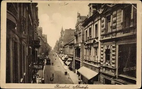 Ak Remscheid im Bergischen Land, Alleestraße