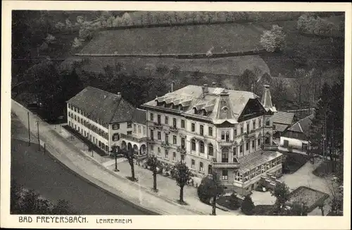 Ak Bad Freyersbach Bad Peterstal Griesbach im Schwarzwald, Lehrerheim