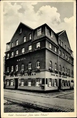 Ak Bendorf am Rhein, Hotel zum roten Ochsen, Bes. Wilhelm Wagner, Hauptstraße 63
