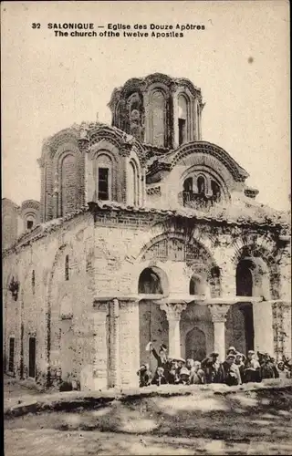 Ak Thessaloniki Griechenland, Kirche der Zwölf Apostel