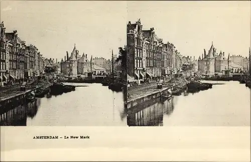 Stereo Ak Amsterdam Nordholland Niederlande, Nieuwmarkt