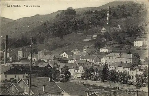 Ak La Bresse Vosges, Panorama, Blick auf das Zentrum