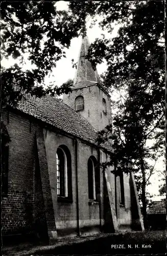 Ak Peize Drenthe Niederlande, Kirche