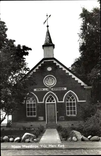 Ak Nieuw Weerdinge Drenthe Niederlande, Kirche