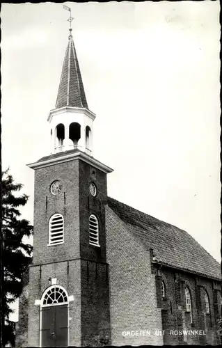 Ak Roswinkel Drenthe Niederlande, Kirche