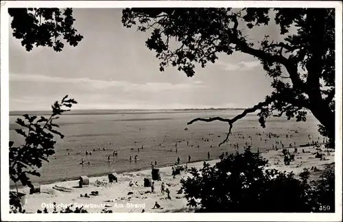 Ak Ostseebad Scharbeutz in Ostholstein, Strand