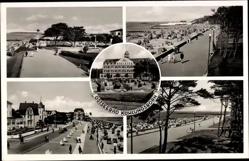 Ak Ostseebad Kühlungsborn, Promenade, Hotel, Strand