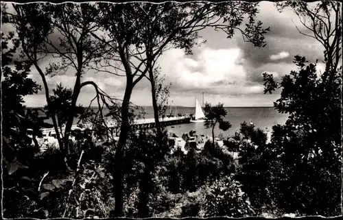 Ak Ostseebad Timmendorfer Strand, Landungsbrücke