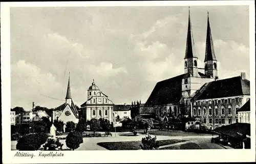 Ak Altötting in Oberbayern, Kapellplatz