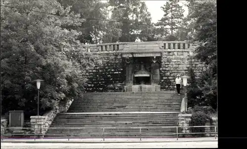 Foto Ak Erfurt in Thüringen, Aufgang zum Stadtpark