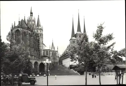 Foto Ak Erfurt in Thüringen, Dom, Severikirche