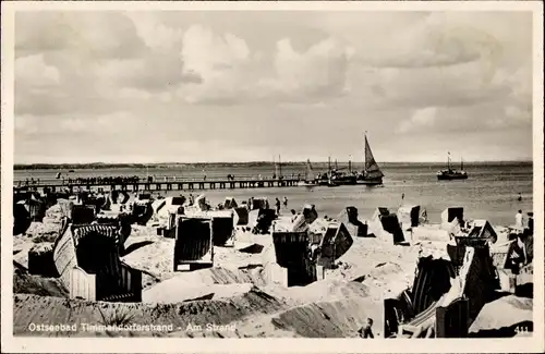 Ak Ostseebad Timmendorfer Strand, Am Strand, Strandkörbe