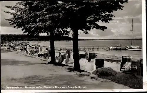 Ak Ostseebad Timmendorfer Strand, Blick vom Seeschlößchen