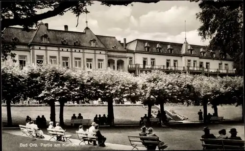 Ak Bad Orb im Spessart, Partie am Kurheim