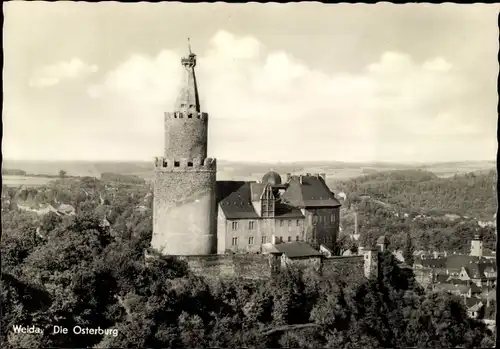 Ak Weida in Thüringen, die Osterburg