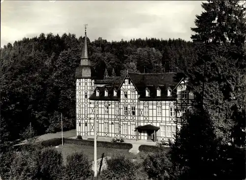 Ak Walsburg Eßbach in Thüringen, FDGB Erholungsheim Marx Engels