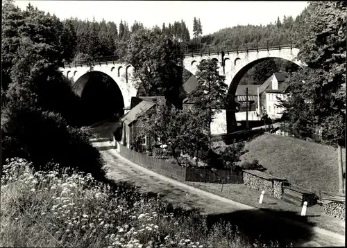 Ak Wurzbach in Thüringen, im Sormitzgrund, An der Bärenmühle