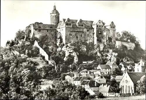 Ak Ranis in Thüringen, Burg Ranis, Museum, HO Gaststätte