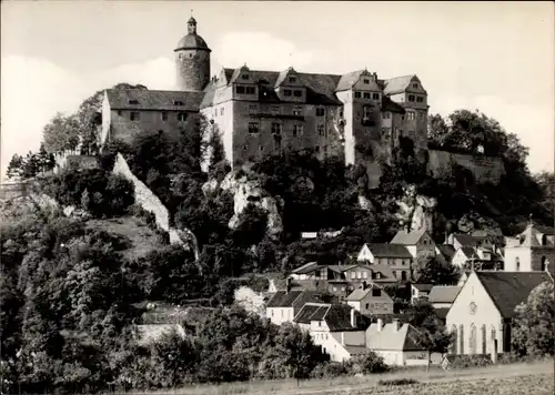 Ak Ranis in Thüringen, Burg Ranis, Museum, HO Gaststätte
