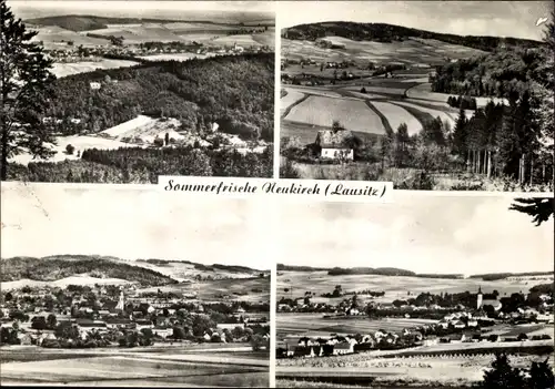 Ak Neukirch in der Lausitz, Ortsansichten, Panorama