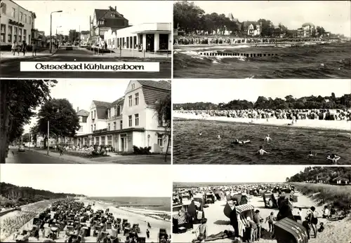 Ak Ostseebad Kühlungsborn, Straßenansicht, Badestrand