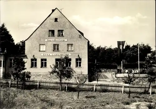 Ak Fröbersgrün Syrau Vogtland, Jugendherberge Rosa Luxemburg