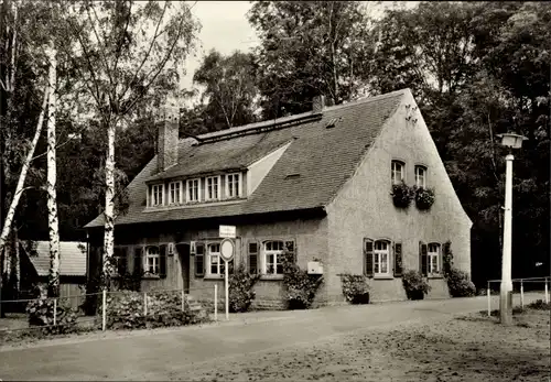 Ak Görschen Mertendorf im Burgenlandkreis, Naherholungszentrum Waldbad Scheiplitz, Gaststätte