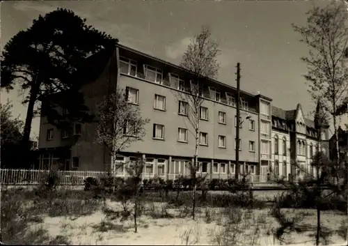 Foto Ak Ostseebad Ahlbeck Heringsdorf auf Usedom, Teilansicht