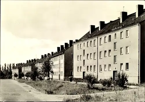 Ak Seelingstädt in Thüringen, Ronneburger Straße, Wohnblöcke