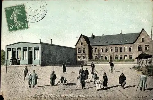 Ak Berck Plage Pas de Calais, Hopital de l'Oise