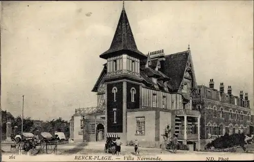 Ak Berck Plage Pas de Calais, Villa Normande