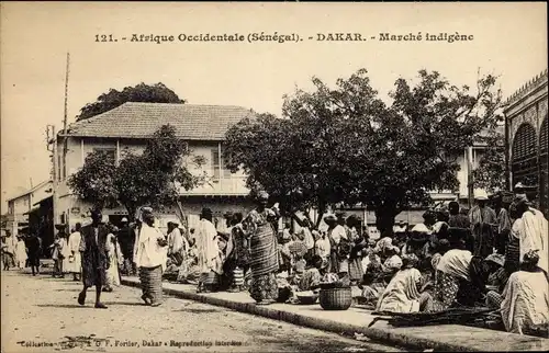 Ak Dakar Senegal, Indigener Markt